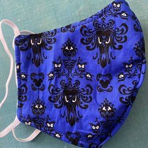 Haunted Mansion wallpaper cotton face mask